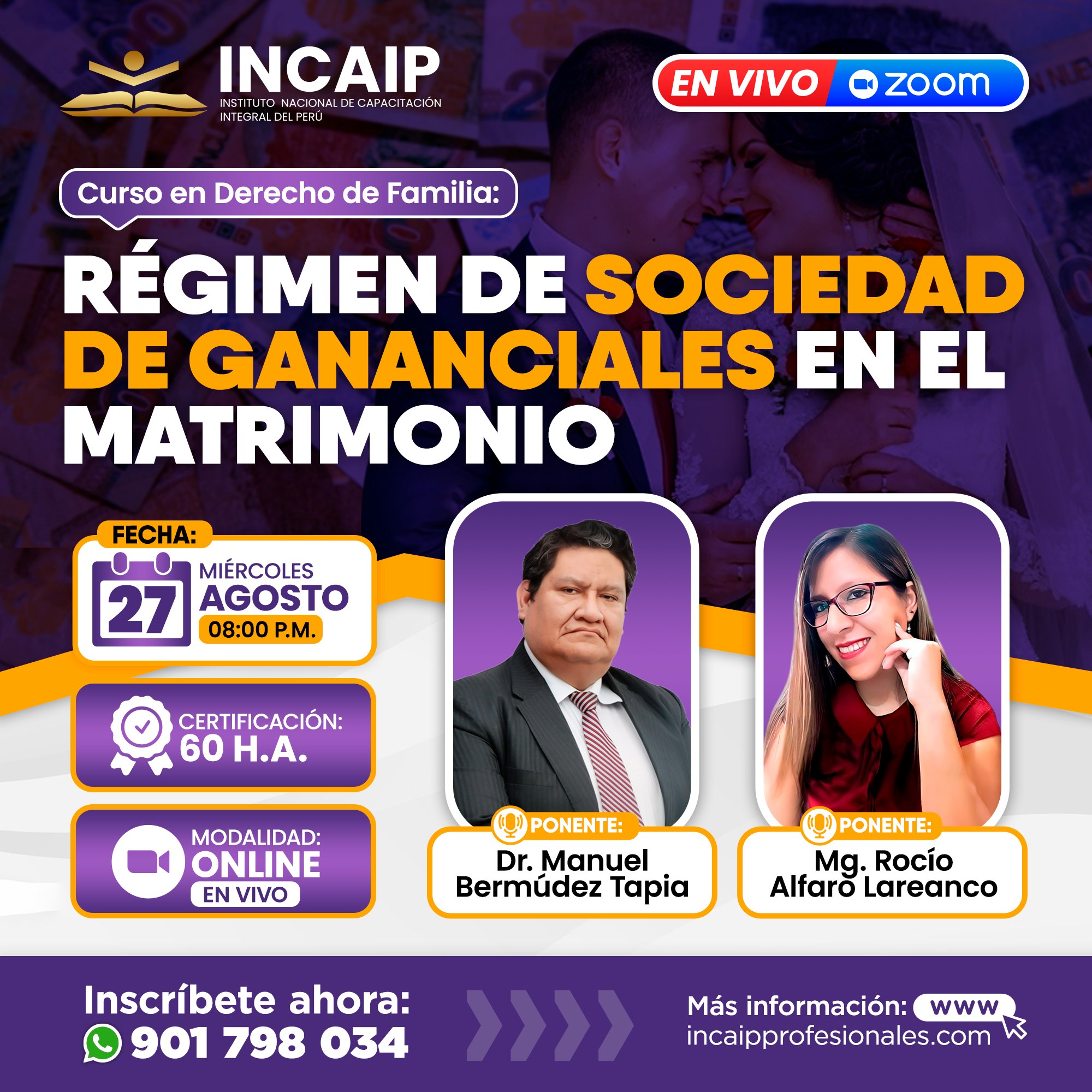 Curso en Derecho de Familia: RÉGIMEN DE SOCIEDAD DE GANANCIALES EN EL MATRIMONIO