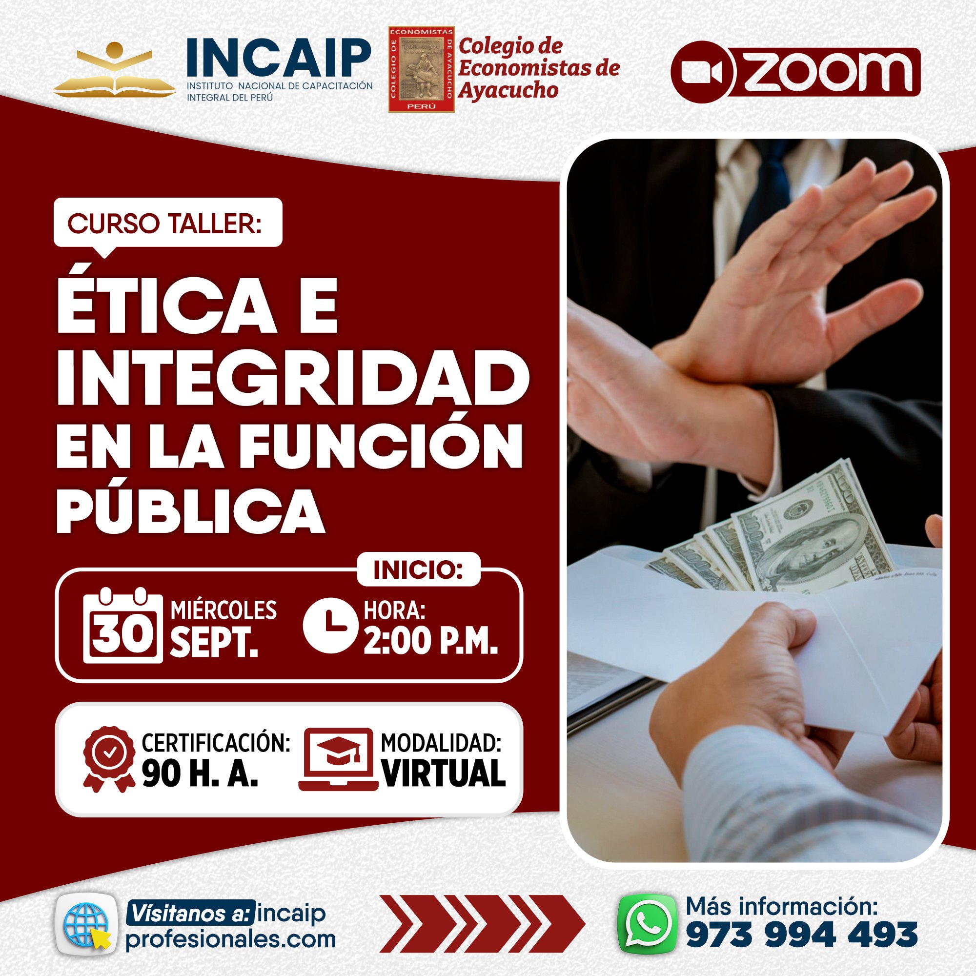 ÉTICA E INTEGRIDAD EN LA FUNCIÓN PÚBLICA 2025 90 H.A.