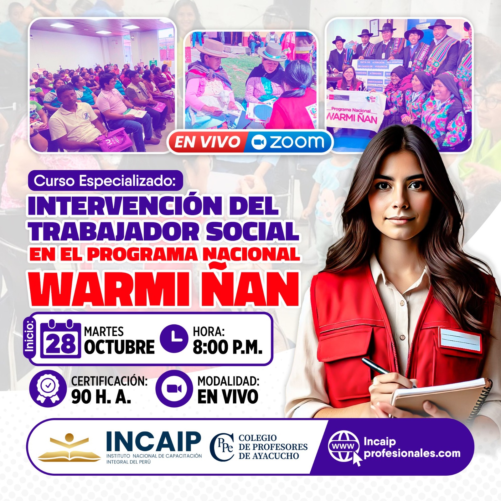  INTERVENCIÓN PROFESIONAL DEL TRABAJADOR SOCIAL EN EL PROGRAMA NACIONAL 