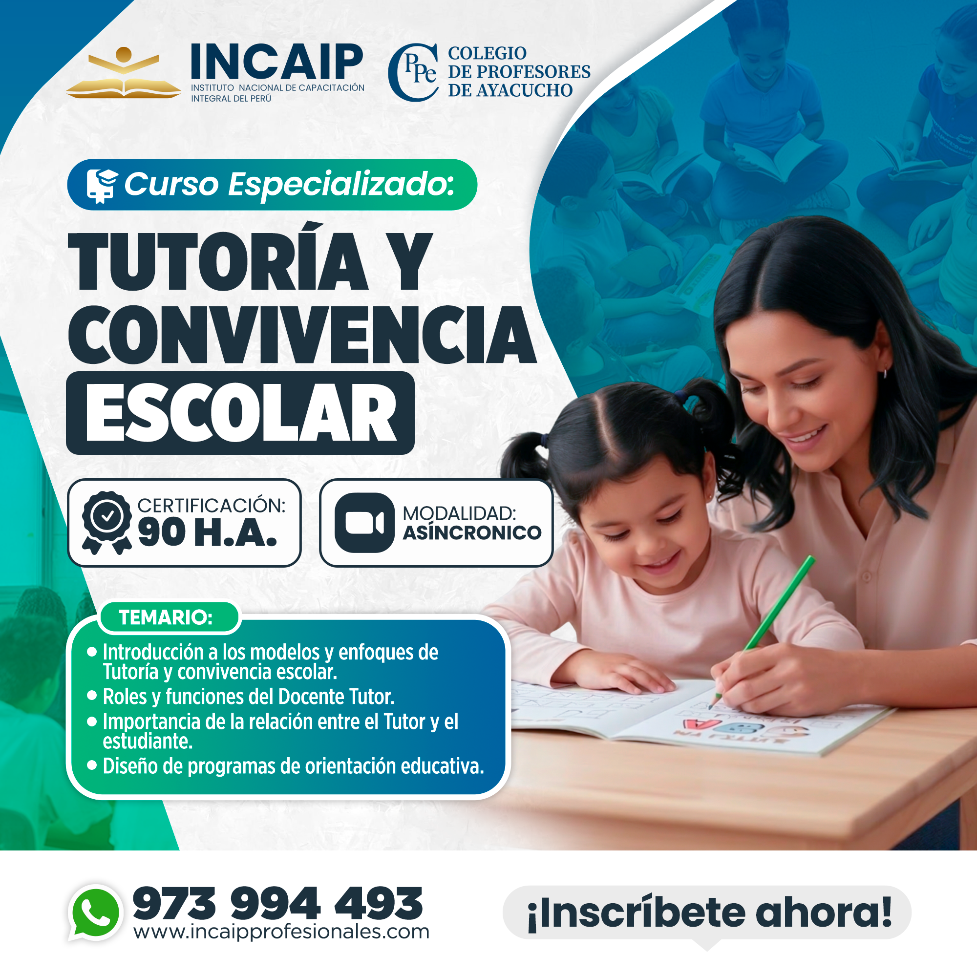 TUTORÍA Y CONVIVENCIA ESCOLAR 90 H.A. 2026