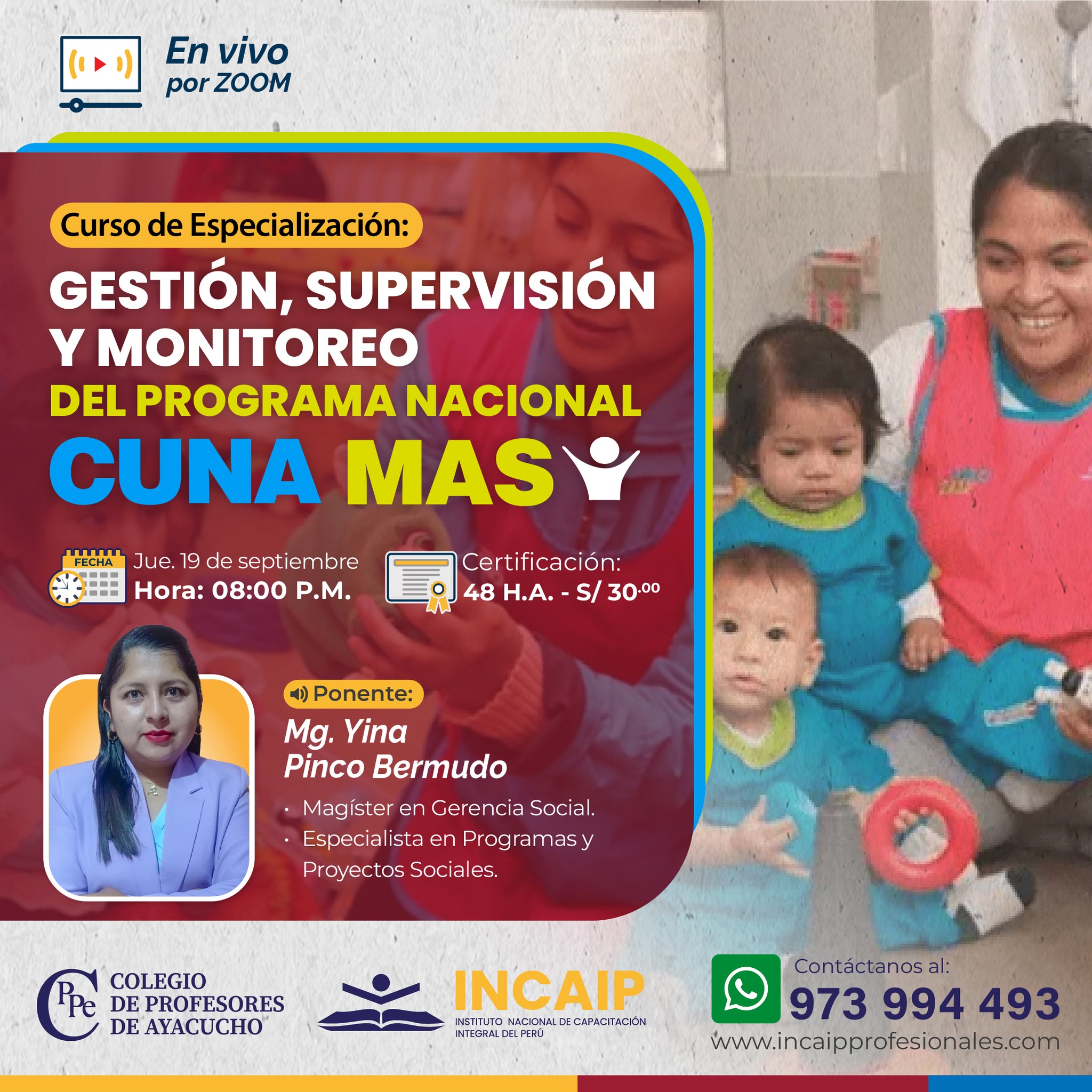 GESTIÓN Y SUPERVISIÓN DEL PROGRAMA NACIONAL 