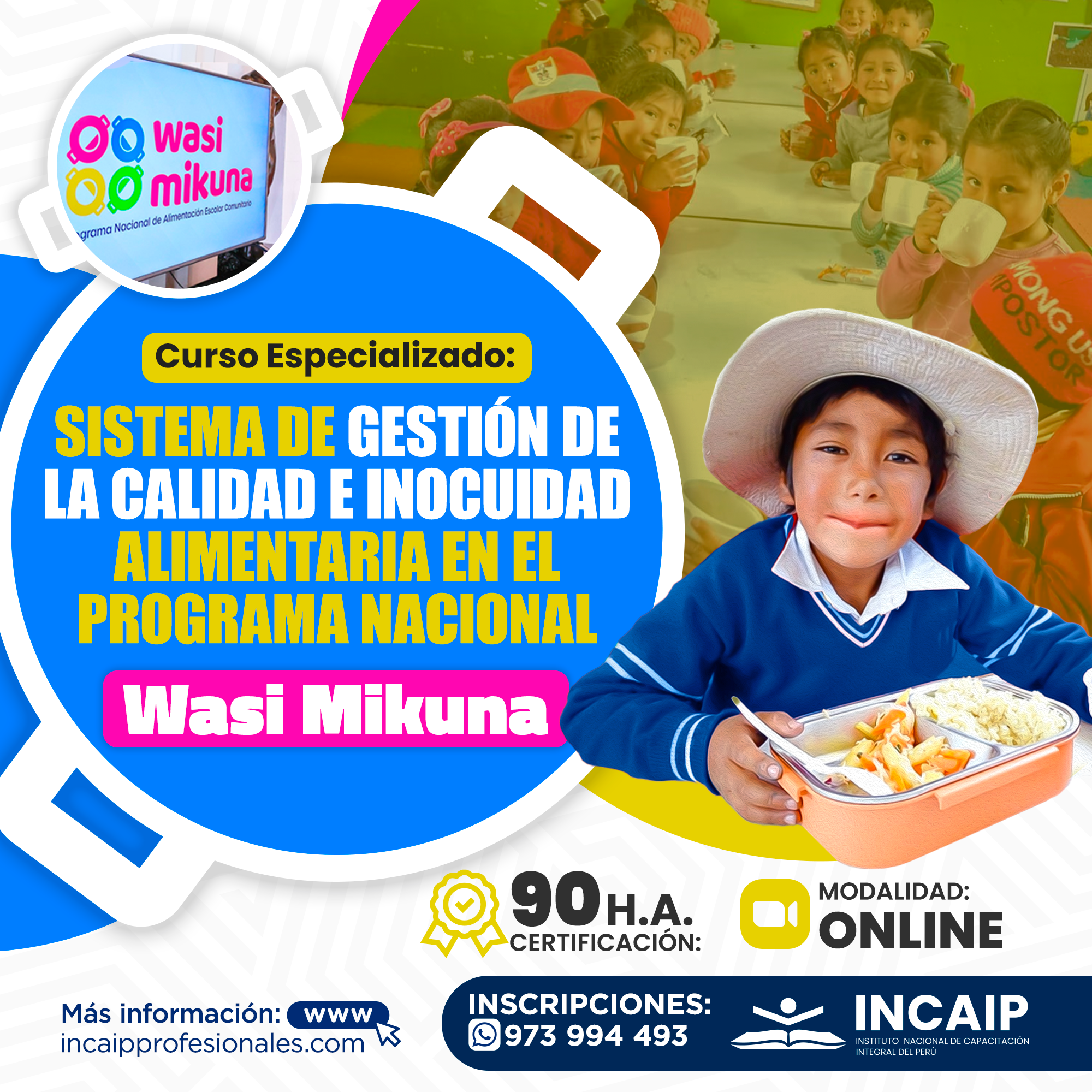 SEGURIDAD E INOCUIDAD ALIMENTARIA 90 H.A. 2026