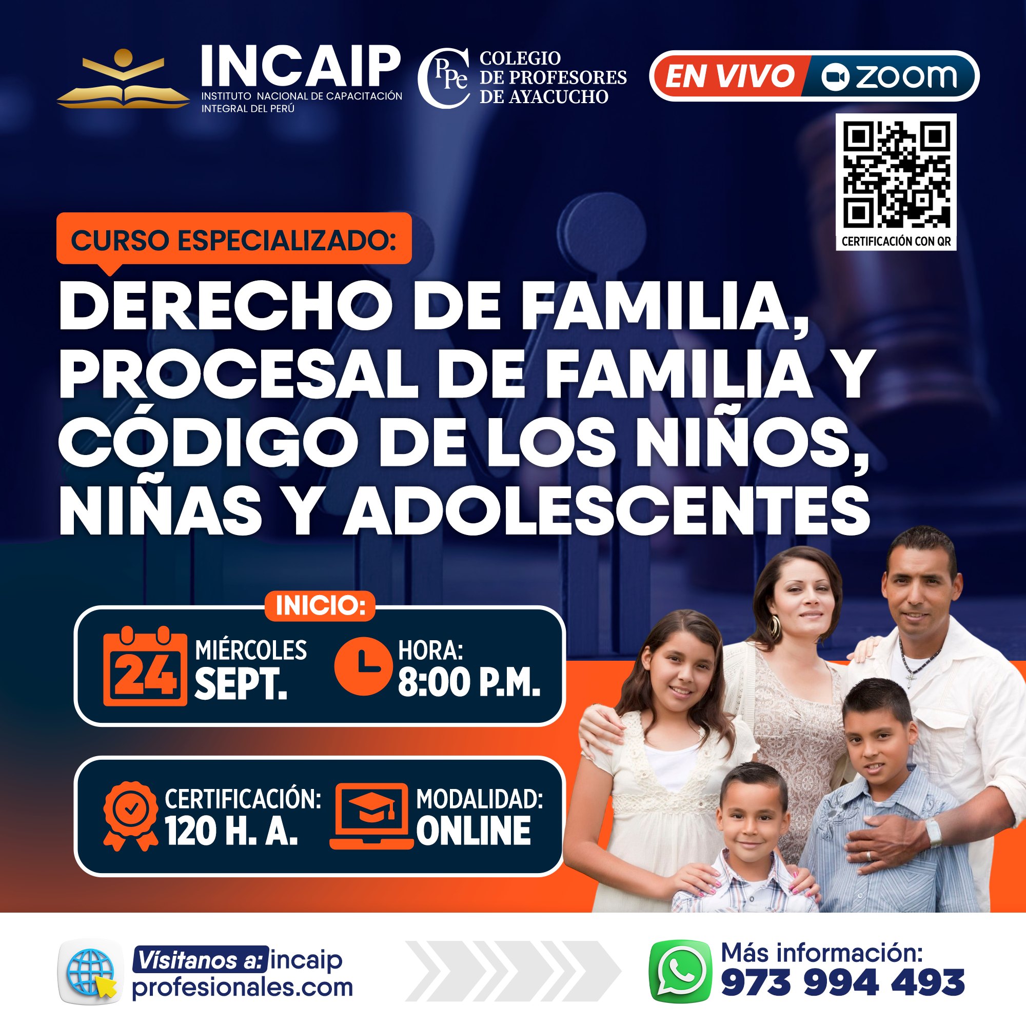 DERECHO DE FAMILIA, DERECHO DE LOS NIÑOS, NIÑAS Y ADOLESCENTES 90 H.A. 2026