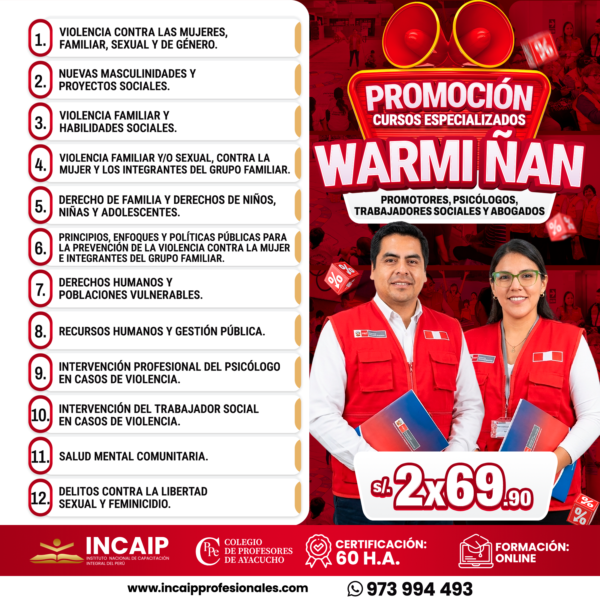 RECURSOS HUMANOS Y GÉSTIÓN PÚBLICA 90 H.A. 2026