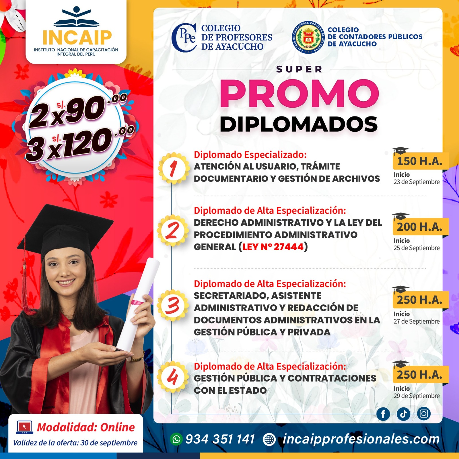 CONTRATACIONES DEL ESTADO Y DERECHO ADMINISTRATIVO 90 H.A. 2026