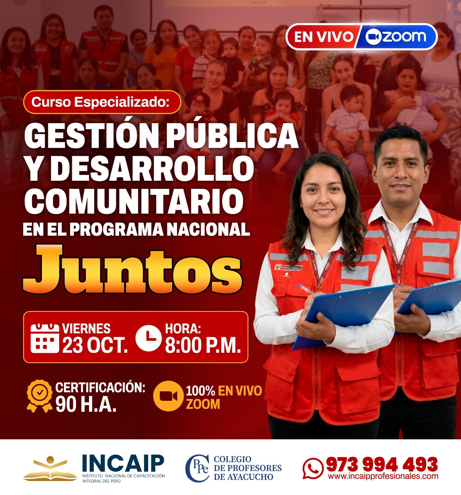 GESTIÓN PÚBLICA Y DESARROLLO COMUNITARIO EN EL PROGRAMA NACIONAL 
