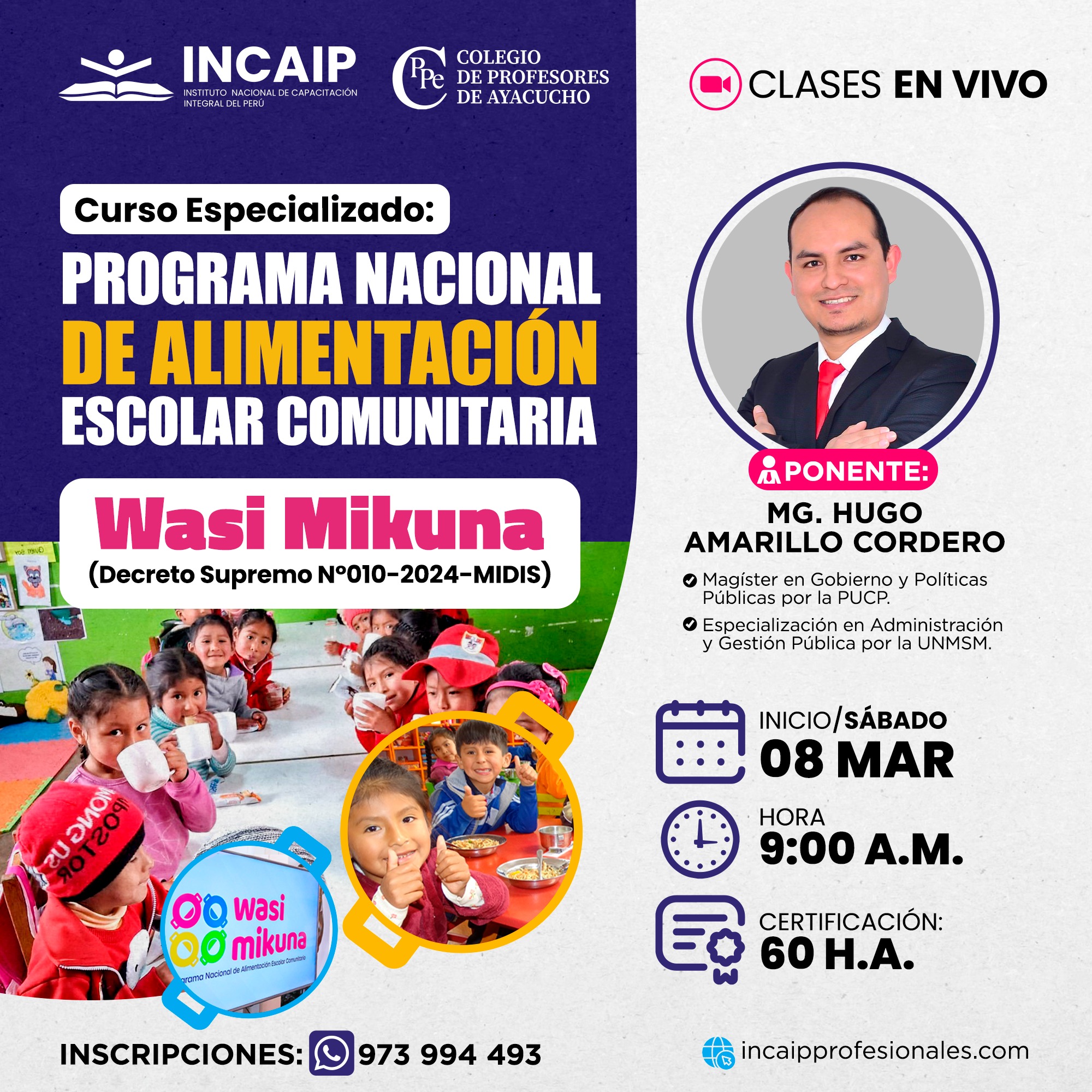 GESTIÓN Y MONITOREO DEL PROGRAMA DE ALIMENTACIÓN ESCOLAR (PAE) 90 H.A. 2026
